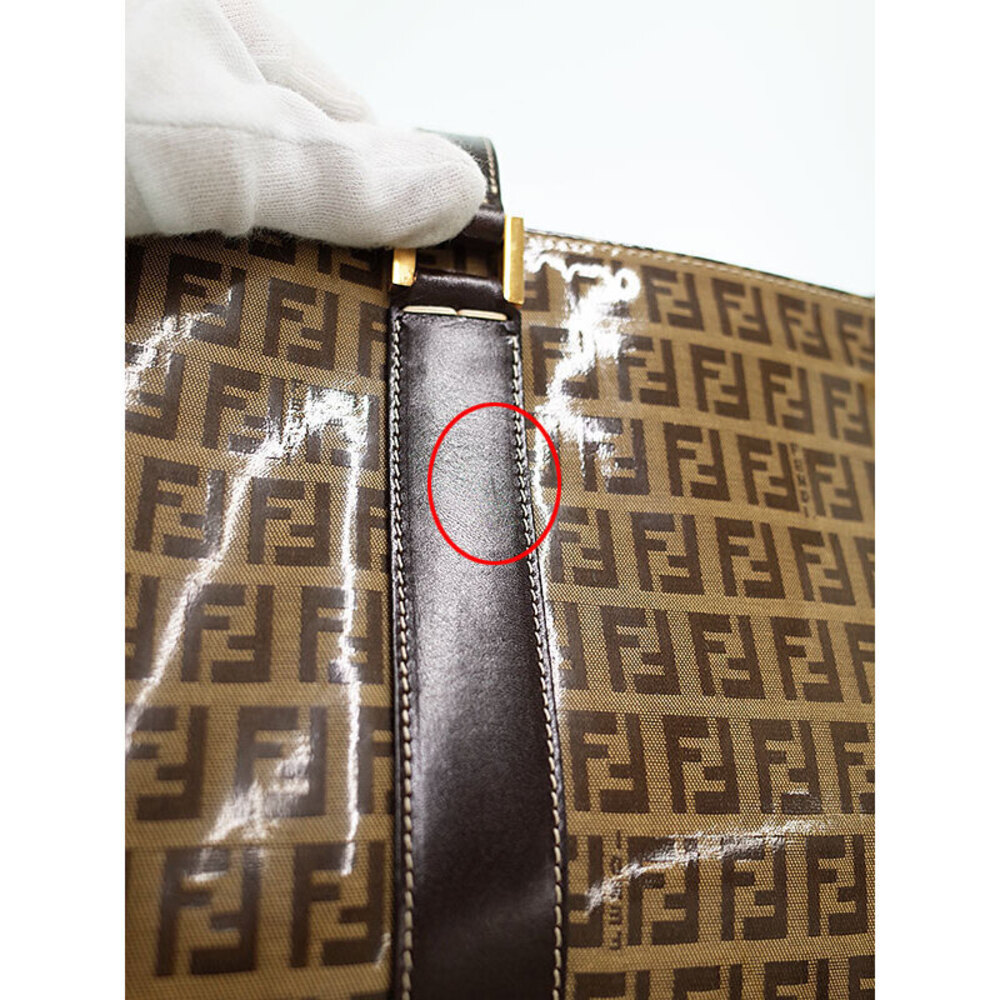 Fendi Zucchino Tote Bag Handbag - Picture 7 of 9